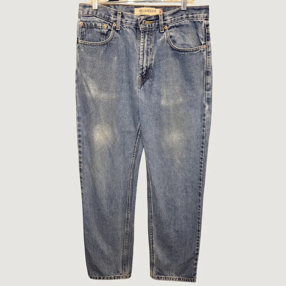 1974 | Levi's 550 Relaxed Fit Tapered Leg Denim Jeans Blue Mens 32x32